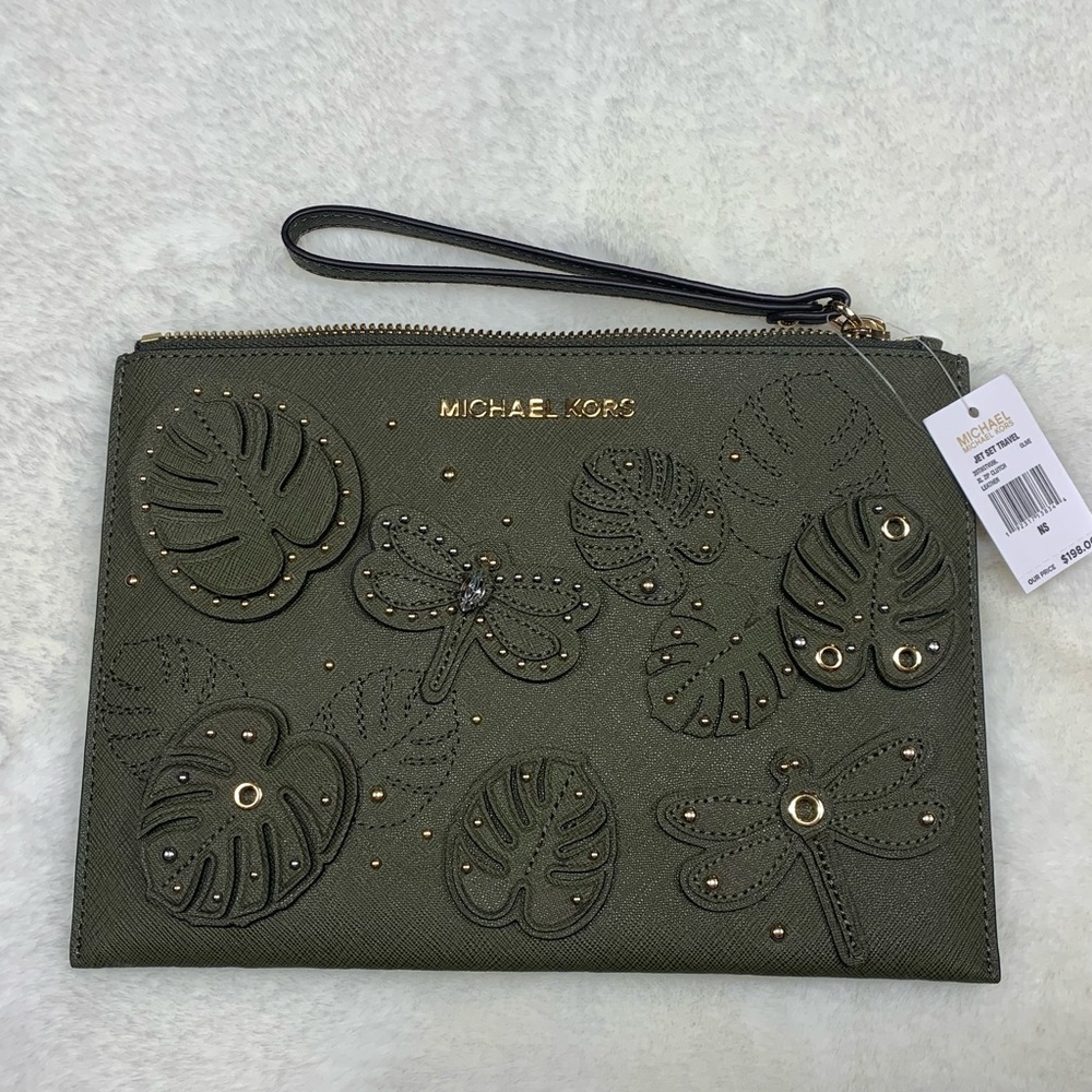 Michael Kors Clutch Dragon flies